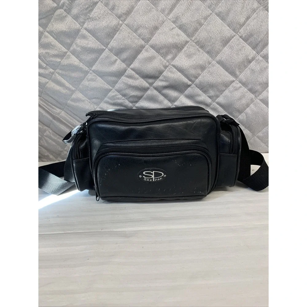 Sak Pak Camera Case SP Black Binocular Holder Bag With Shoulder Strap‎ Canon